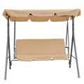 Hampton Patio Swing, Khaki, 3-Person
