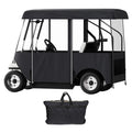 Golf Cart Enclosure 86'', 4-Person Golf Cart Cover, 4-Sided Fairway Deluxe, 300D Waterproof Driving Enclosure with Transparent Windows, Fit for 4-Seat EZGO, Club Car, Yamaha Carts
