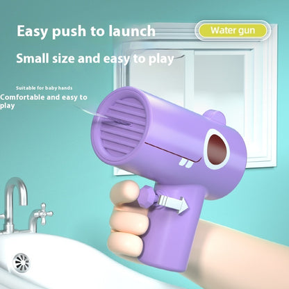 Children's Hand-held Press Water Gun Cartoon Toy