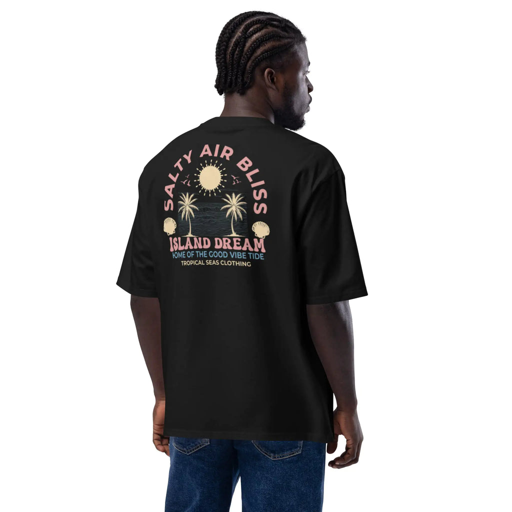 Salty Air Bliss Oversized Heavyweight T-Shirt – Premium Island-Inspired Streetwear Essential