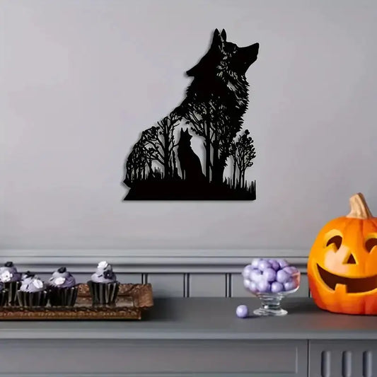 Halloween Black Wolf Wall Decoration - Eloy Royal