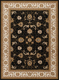 Manchester GC_HER5001 Black 5 ft. 3 in. x 7 ft. 3 in. Area Rug