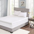 Hypoallergenic 3' Cooling Gel Memory Foam Mattress Topper with Removable Cooling Cover