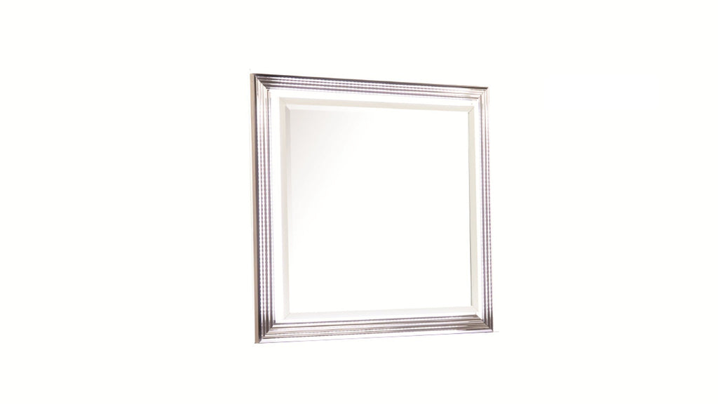 Desire Mirror – LED-Lit Frame with Metallic Trim and Generous Viewing Surface for a Sophisticated and Functional Bedroom Accent(INCLUDES ONLY MIRROR)