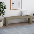 Acacia Wood Dining Bench, Grey+Taupe