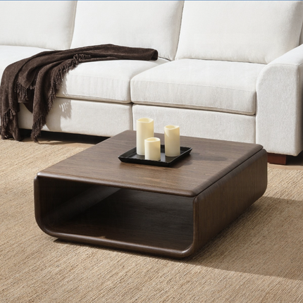 Lanza Dark Walnut Coffee Table