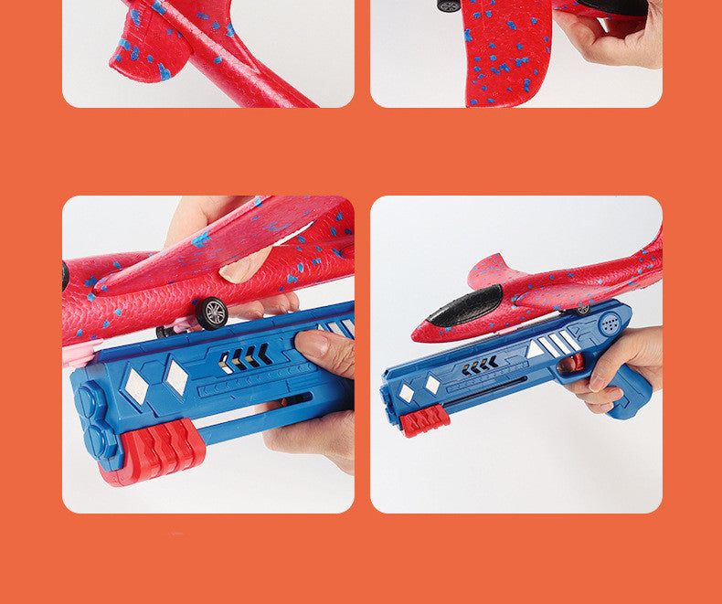 Ejection Foam Airplane Children's Toy Foam Gun