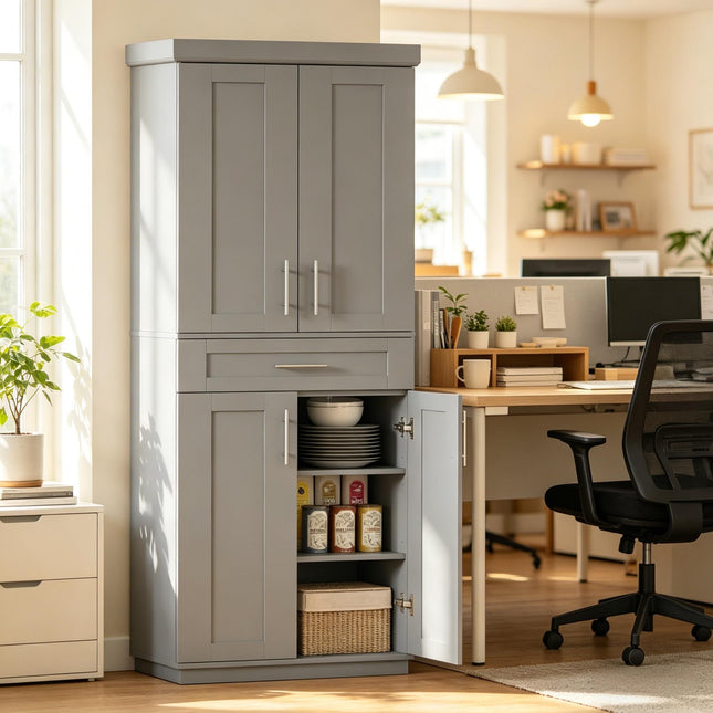 Freestanding Storage Cabinet,Kitchen Pantry Cabinet,Tall Storage Cabinet(Only Tall Pantry Cabinet)