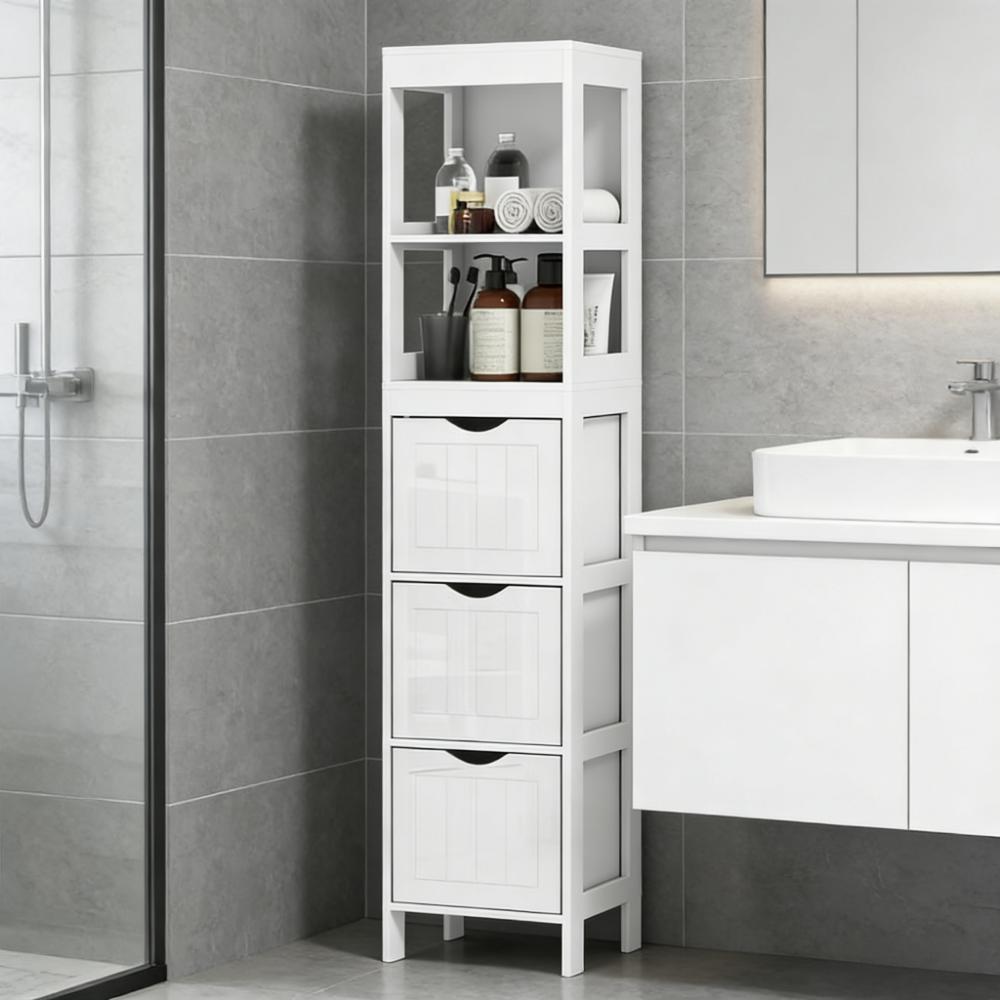 Bathroom Cabinet,Narrow Bathroom Storage Cabinet,Slim Bathroom Floor Cabinet