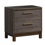 Manvel Contemporary Style Night Stand, Antique Gray