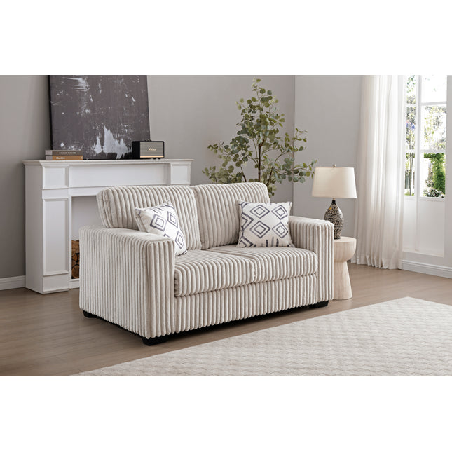 Teddy G00187A-L Loveseat  IVORY