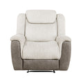 Reclining Chair Chenille Beige