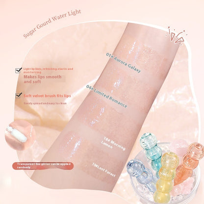 Water Light Mirror Lip Gloss Natural Moisturizing Lip Gloss