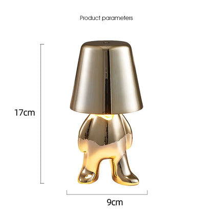 Golden Man LED Touch Lamp - Eloy Royal