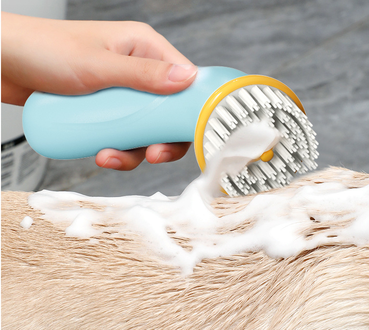 New Hand-held Pet Bath Brush Bath Brush Cleaning Pet Shower Hair Grooming Cmob Dog Cleaning Tool Pet Supplies - Eloy Royal