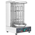 Shawarma Grill Machine, 13lbs Capacity, Chicken Shawarma Cooker Machine with 2 Burners, 122℉-572℉ Electric Vertical Broiler Gyro Rotisserie Oven Doner Kebab Machine for Home/Commercial Use