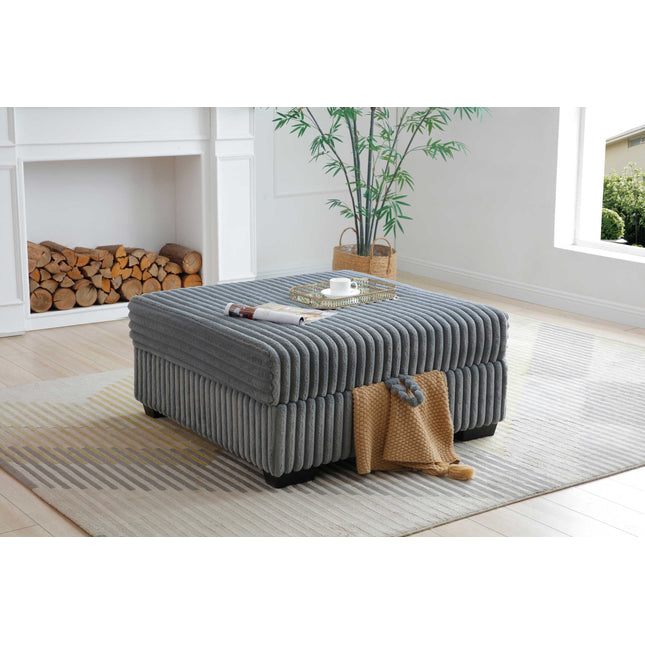 Teddy G00180-O Ottoman  GRAY