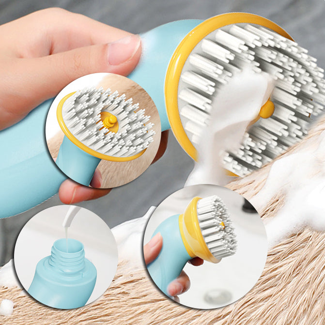 New Hand-held Pet Bath Brush Bath Brush Cleaning Pet Shower Hair Grooming Cmob Dog Cleaning Tool Pet Supplies - Eloy Royal