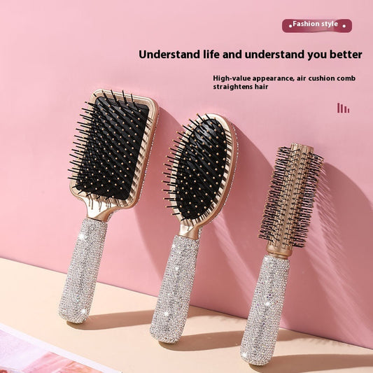 Diamond-encrusted Air Cushion Comb Anti-static Airbag Massage Comb