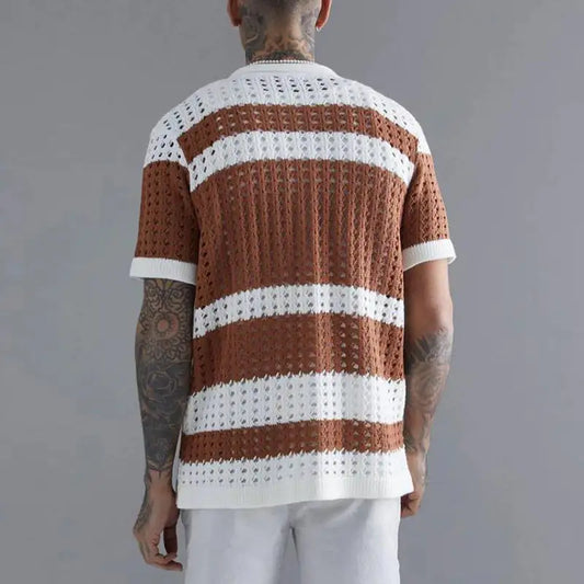 Patchwork Knit Shirt - Eloy Royal