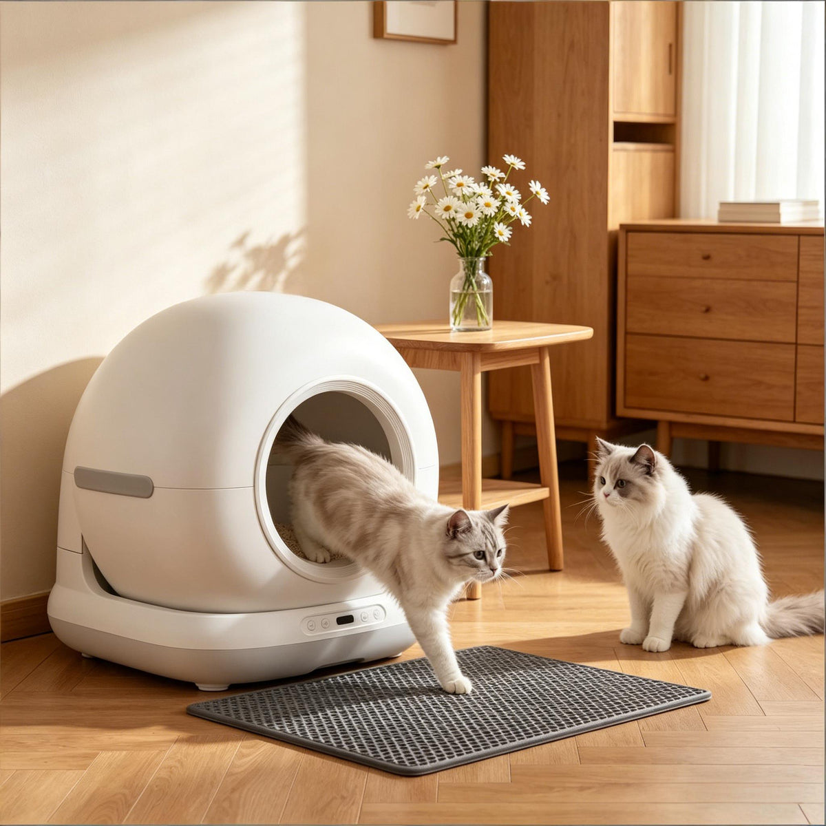 Handy Auto Litter Box,Self Cleaning Litter Box,Automatic Litter Box,