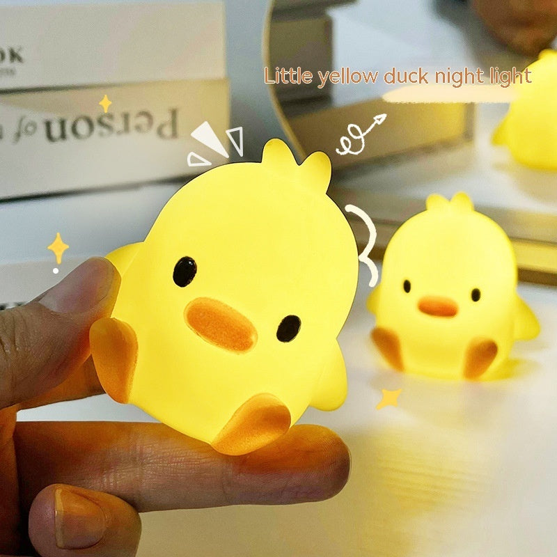 Small Yellow Duck Small Night Lamp Bedside Lamp Unplugged Table Lamp Ambience Light