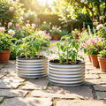 Set of 2 Planter Box,Raised Garden Beds,Garden Planter Boxs(2PCS Planter Box)