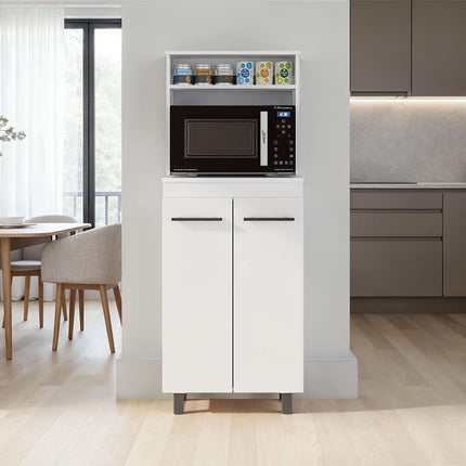 White 2-door Kitchen Storage Cabinet
