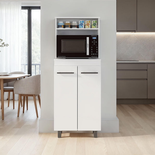 White 2-door Kitchen Storage Cabinet
