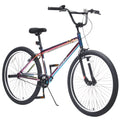 26 Inch Freestyle Bike for Teens, Steel Frame Single-Speed Bicycle with 2 Pegs , Front Caliper Brake and Rear V Brake, Bicycle for Boys and Girls Ages 14+