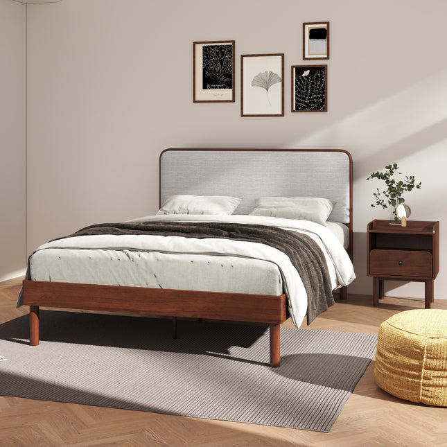 Wyller 2-Piece Bedroom Set, Natural Walnut, Queen
