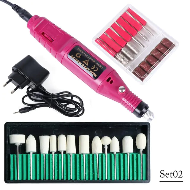 Rechargeable Electric Nail Drill Sets - Eloy Royal