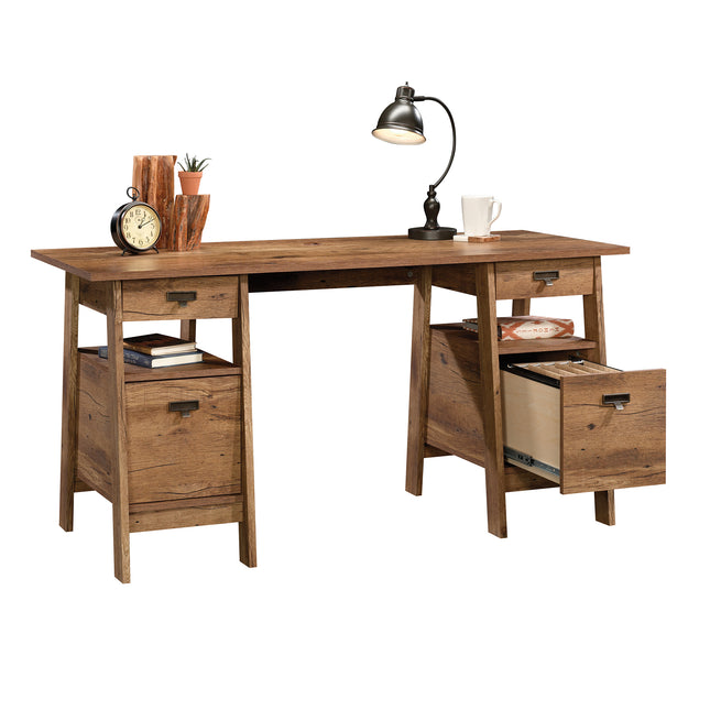 Executive Desk, Brown finish