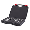 Annular Cutter Set, 13 pcs Weldon Shank Mag Drill Bits, 7/16' to 1-1/16' Cutting Diameter, 1' Cutting Depth, M2AL HSS, 2 Pilot Pins, Hex Wrench and Portable Case, for Using with Magnetic Drills