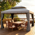 Terrace Gazebo,Outdoor Gazebo,Multi-Mode Patio Canopy Tent,for Backyard Lounging, Dining or Poolside Use
