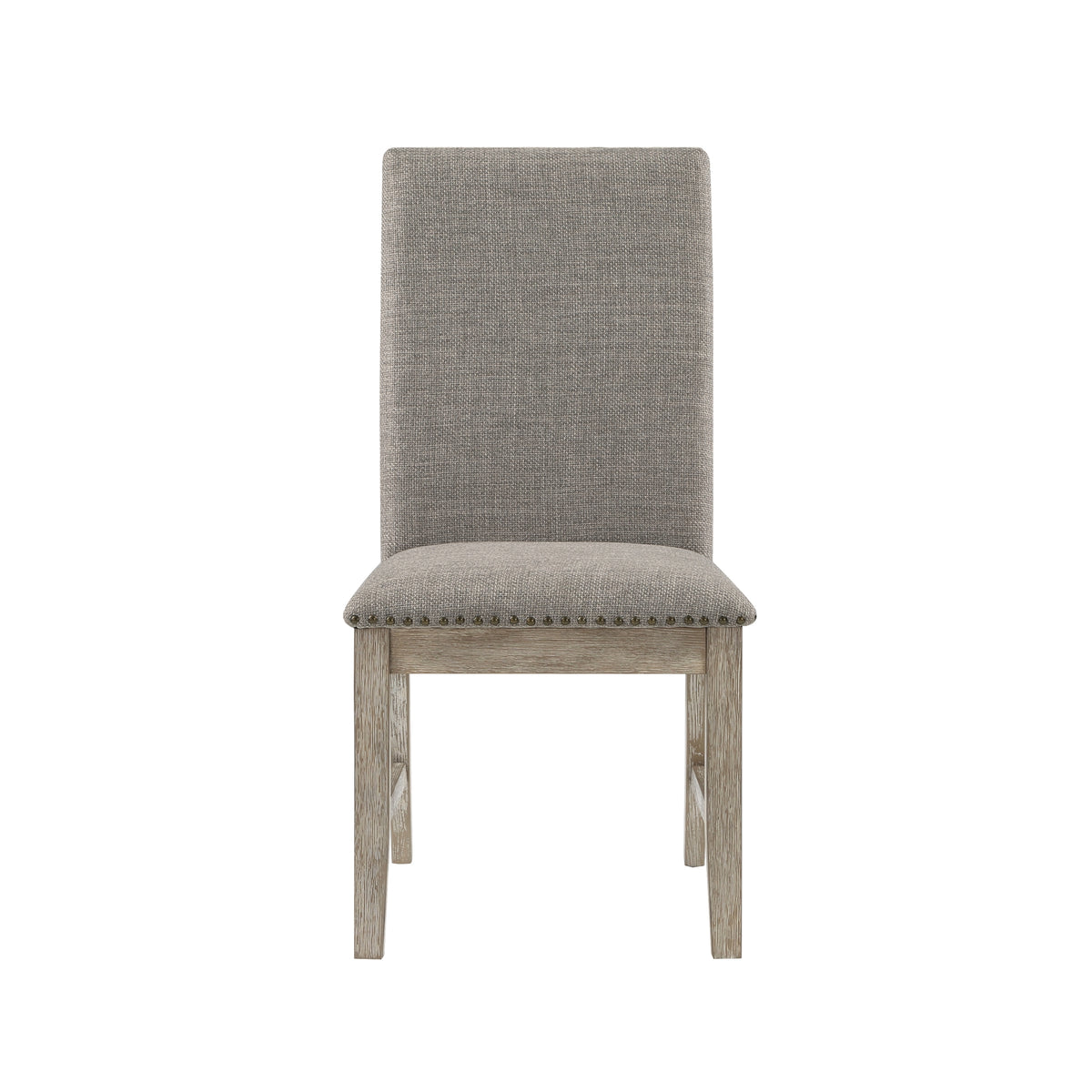 Side Chairs Dining Room Wood Veneer Traditional Light Set of 8 gray
