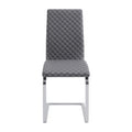 Side Chairs Dining Room Contemporary Set of 8 Gray
