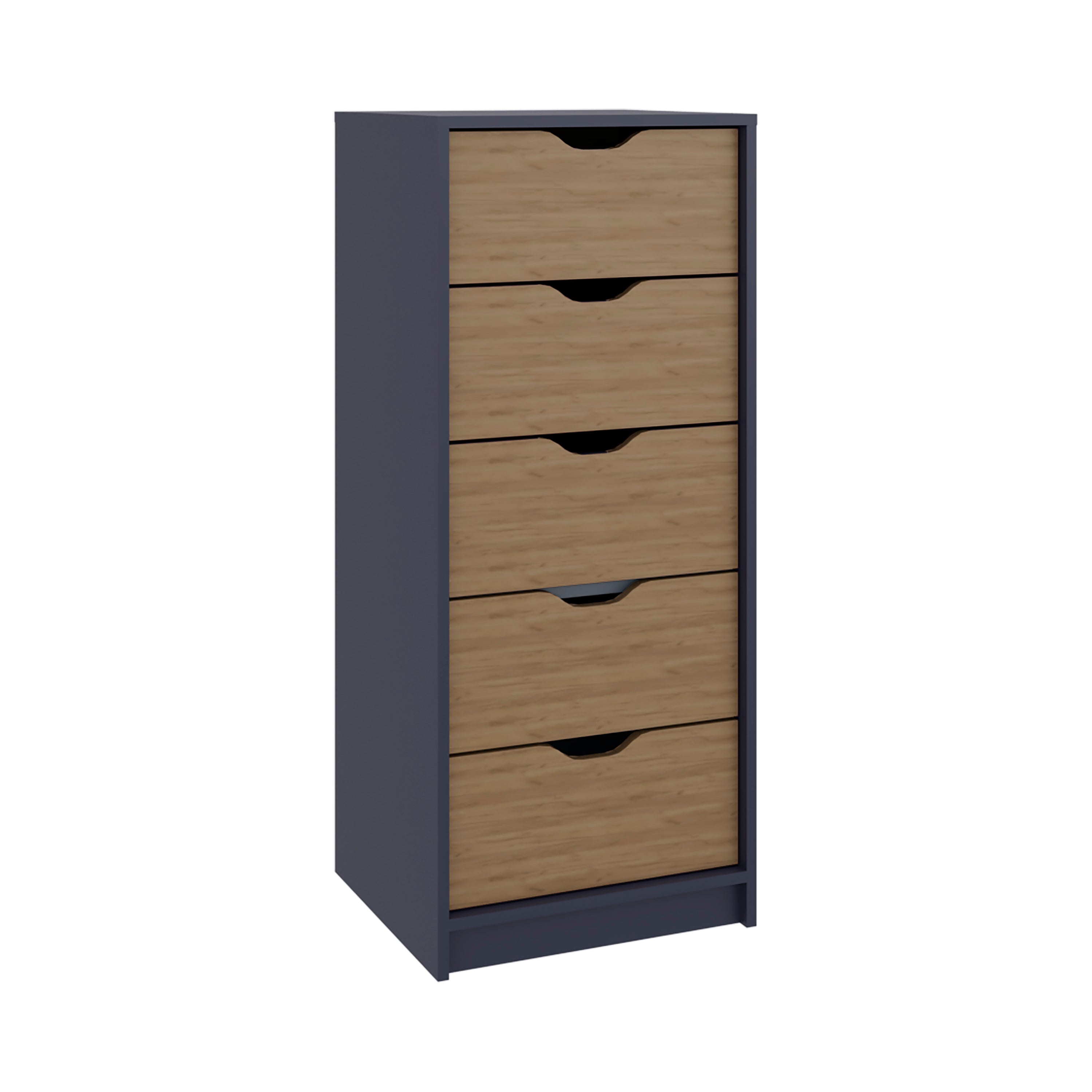 Basilea 5 Drawers Tall Dresser, Pull Out System