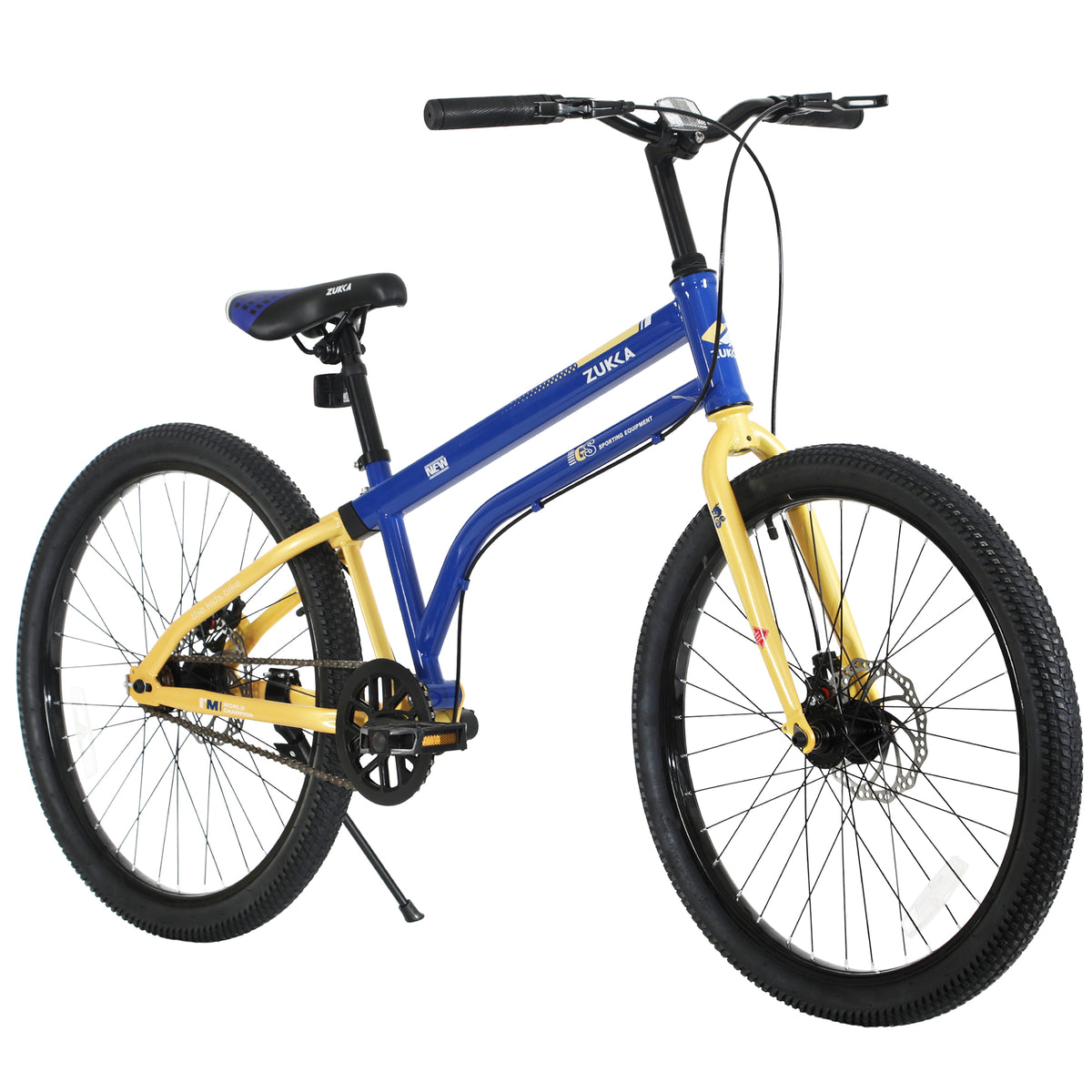 24 Inch Kids Bike for Girls & Boys Ages 10+, Single Speed Teen Bike with Dual Disc Brakes , Lightweight Steel Frame, Multiple Colors