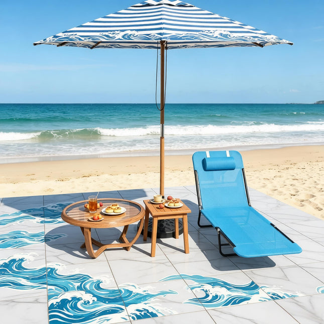 Outdoor Sun Tanning Chair,Folding Chaise Lounge Chair,Beach Lounge Chair(Only Lounge Chair)