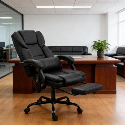 Faux Leather Massage Desk Chair,Office Chair,Reclining Chair