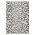 Geometrix GC_DIM1008 Gray 5 ft. 3 in. x 7 ft. 3 in. Contemporary Area Rug with Geometric 3D Effect