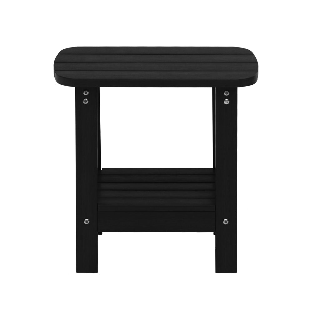 18.9inch Outdoor Double floor Resin Side Table