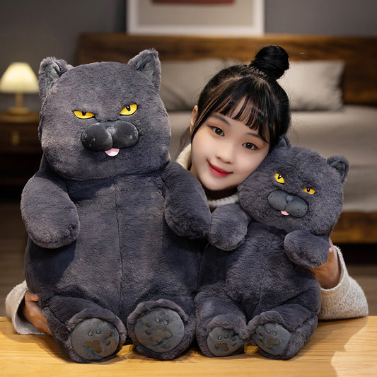 Pet Simulation British Short Blue Cat Plush Toy