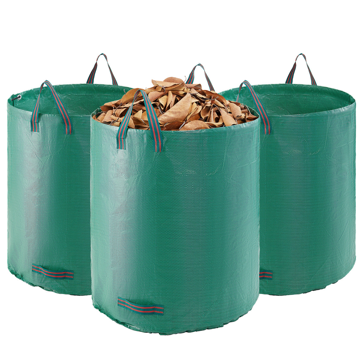 3-Pack 72 Gallon Reusable Yard Waste Bag Garden Leaf Trash Container Lawn Garden