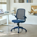 Estelle Flip-Arm Mesh Office Chair, Blue