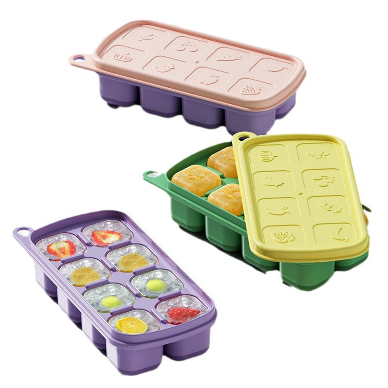 Creative Refrigerator Homemade Ice Cube Food Grade Refrigerated Ice Tray Supplementary - Eloy Royal