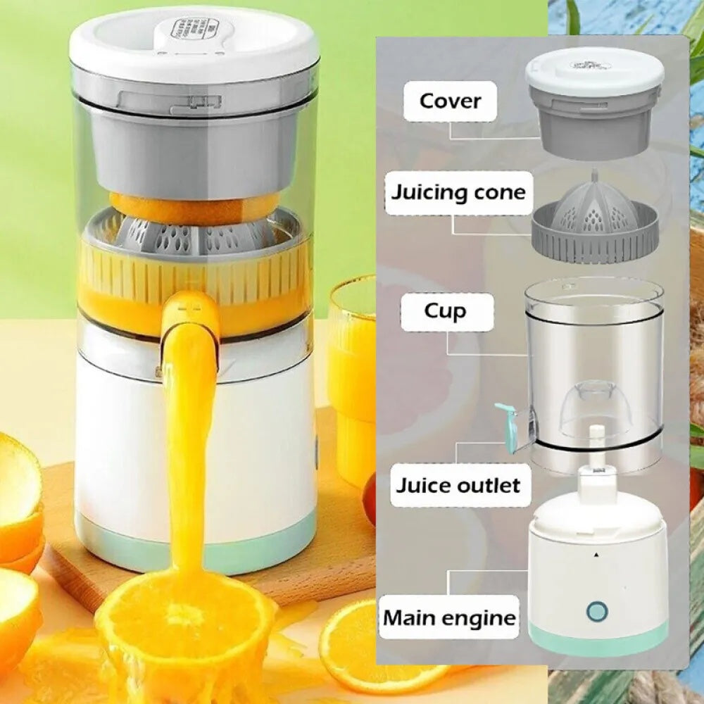 Electric Citrus Juicer Juice Squeezer Portable Press Machine Fruit Extractor UK - Eloy Royal