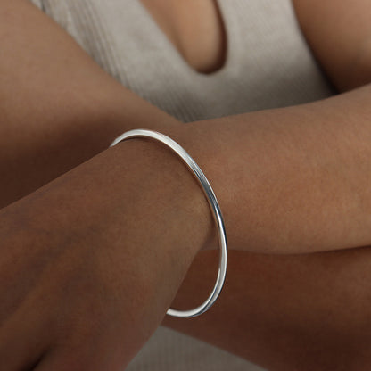 Women's French Colorless Retro Plain Ring Bracelet