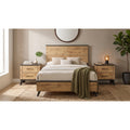 Elmwood Weathered Brown / Natural Pine Queen 3-Piece Bedroom Set
